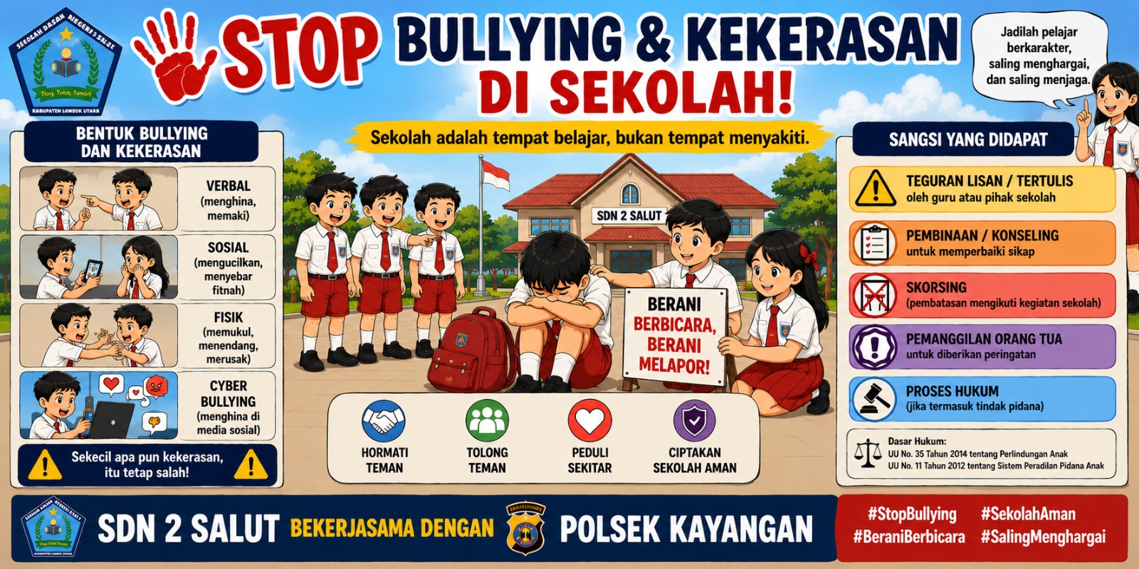 Sosialisai Bullying di Sekolah