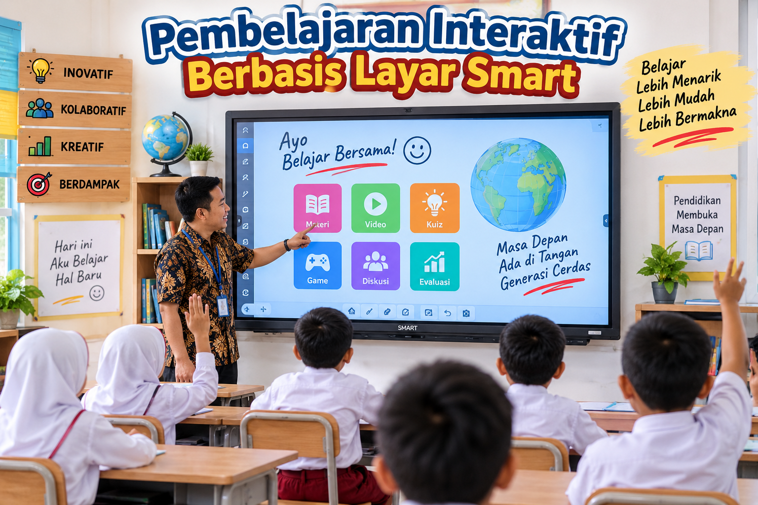 Pembelajaran Interaktif Berbasis Layar Smart